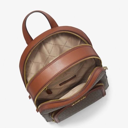 Mochila Michael Kors Jaycee Logo Brown
