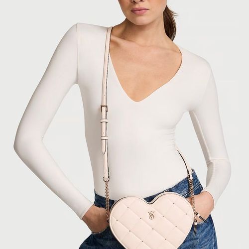 Cartera Victorias Secret Heart White