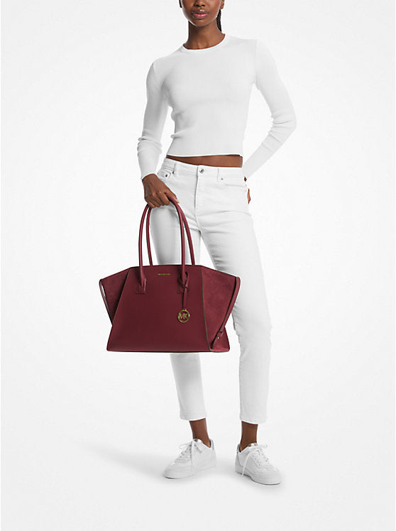 Cartera Michael Kors Avril Extra-Large Burgundy
