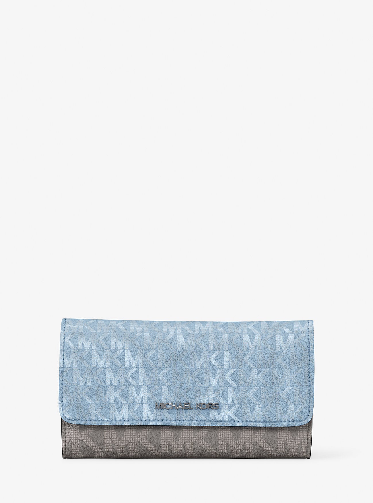 Billetera Michael Kors Tri-Fold Wallet Sky Blue