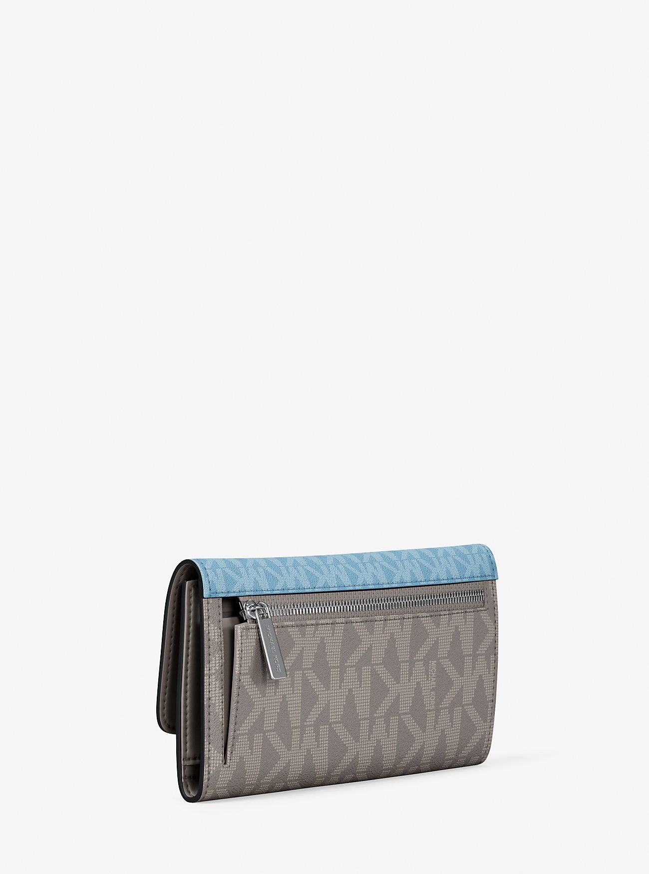 Billetera Michael Kors Tri-Fold Wallet Sky Blue