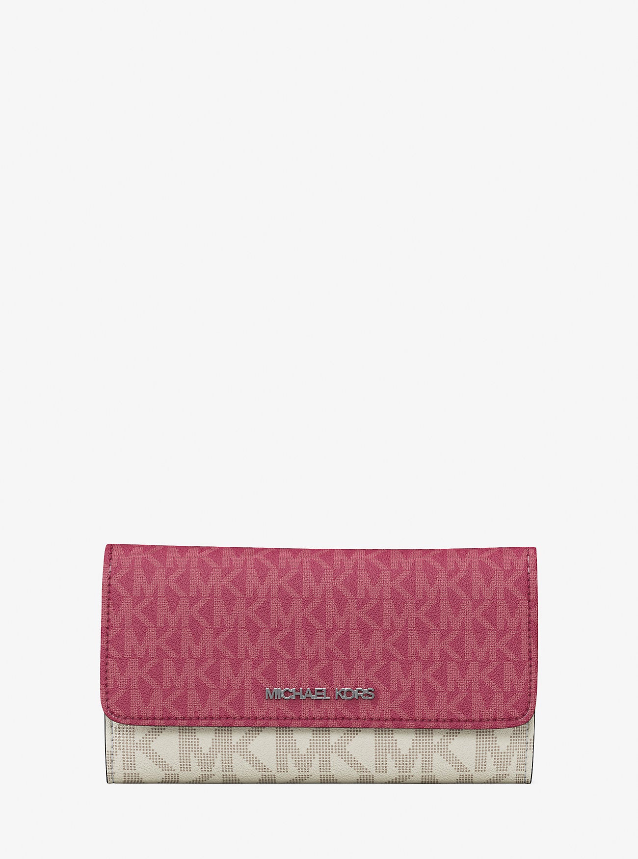 Billetera Michael Kors Tri-Fold Wallet Rosa