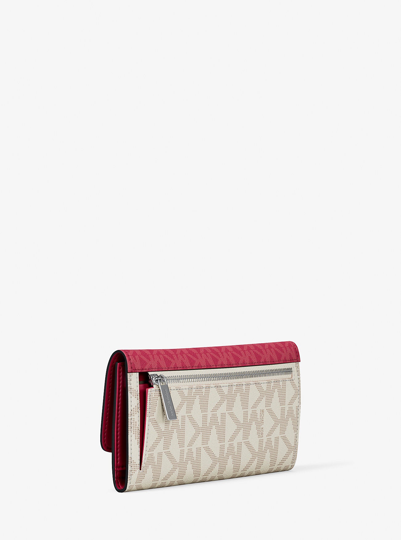 Billetera Michael Kors Tri-Fold Wallet Rosa