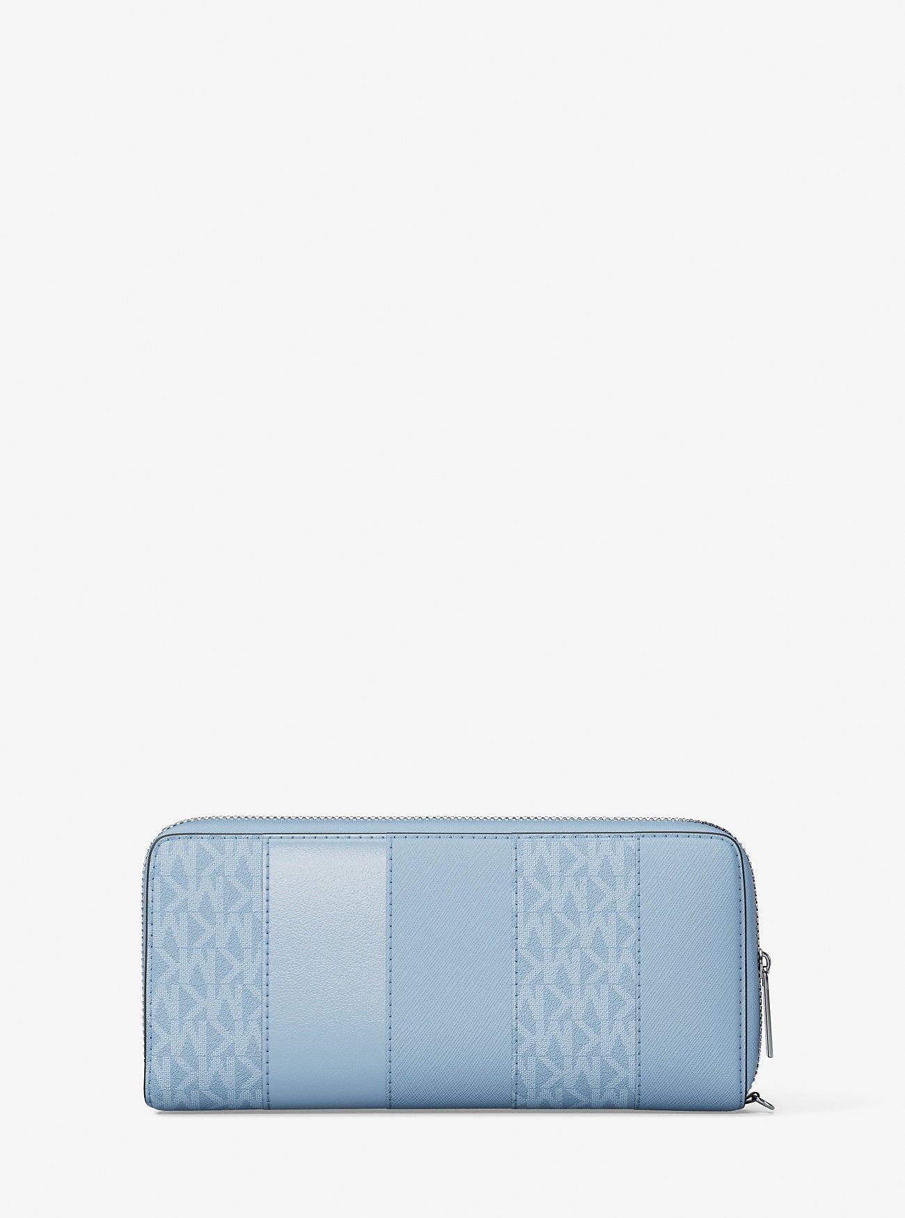 Billetera Michael Kors Studded Patchwork Continental Sky Blue