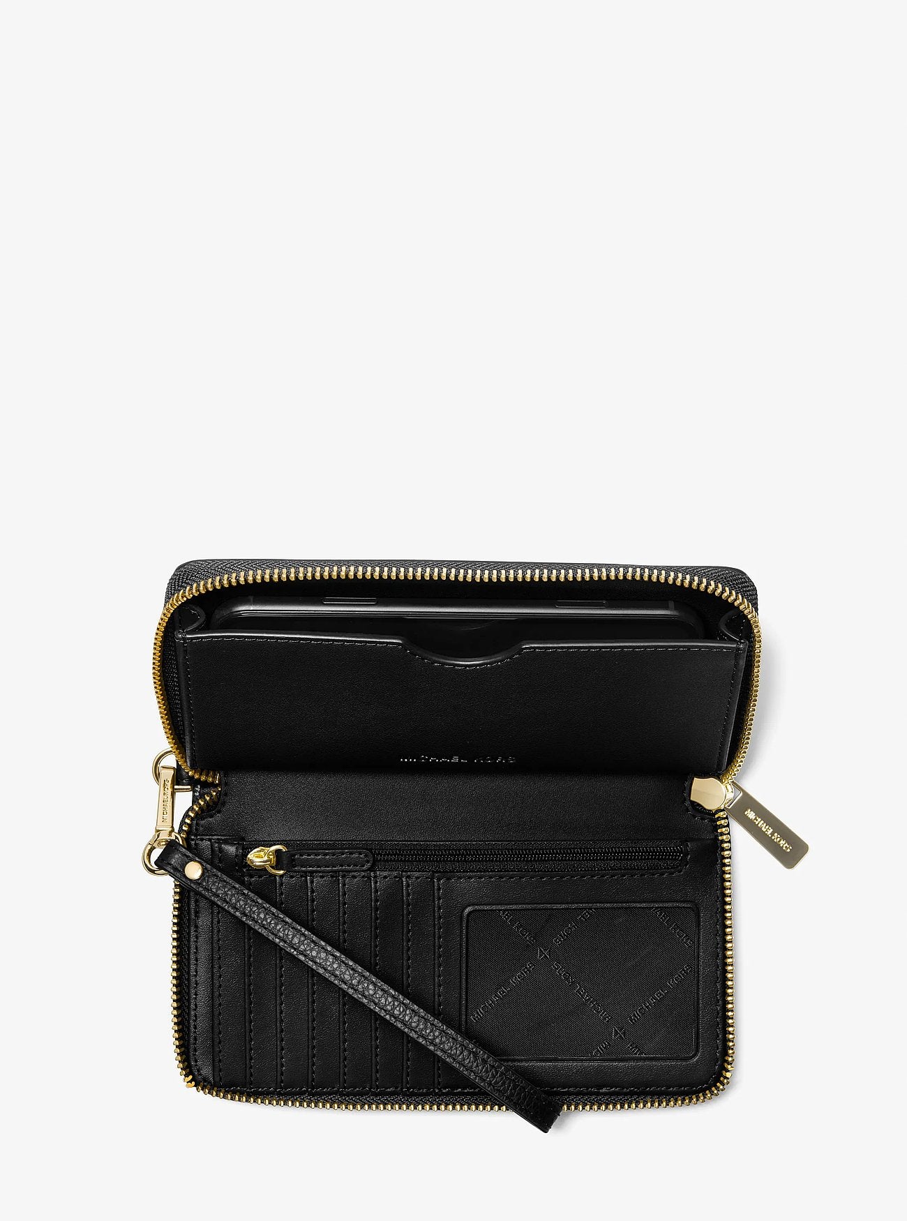 Billetera Michael Kors Jet Set Travel Wristlet Black