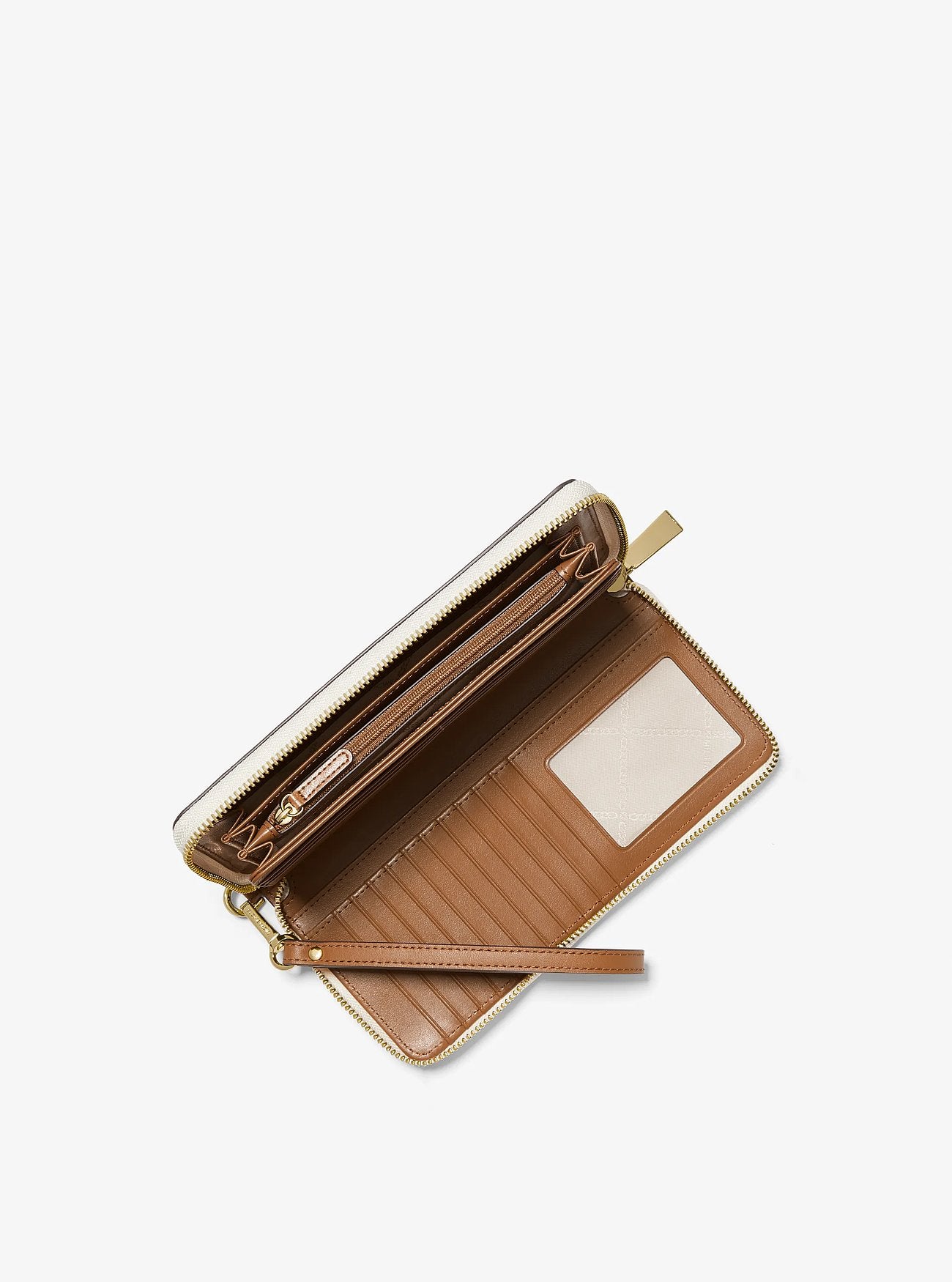 Billetera Michael Kors Jet Set Travel Continental Vainilla
