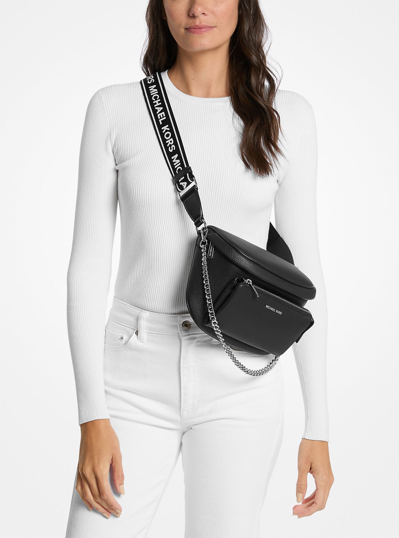 Banano Michael Kors Slater Sling Pack Black