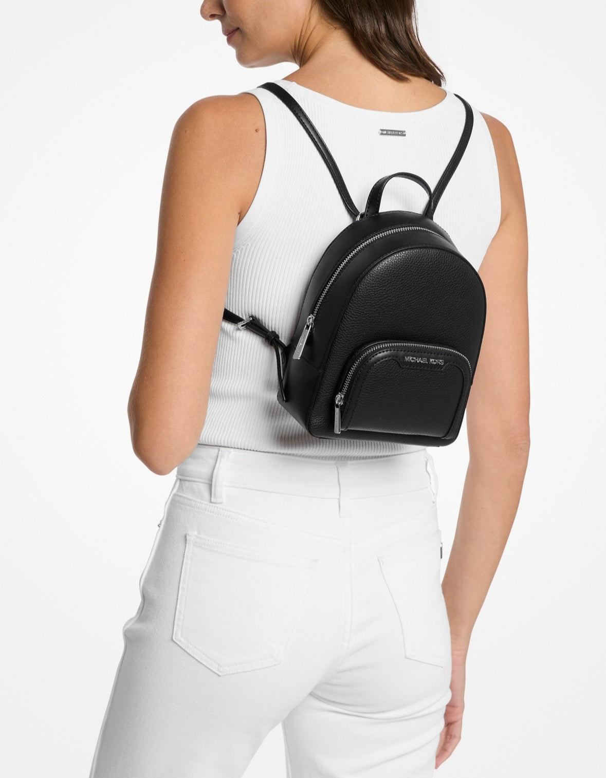 Mochila Mini Michael Kors Jaycee Black