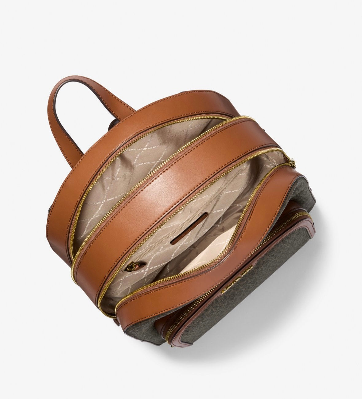 Mochila Michael Kors Jaycee Large Café