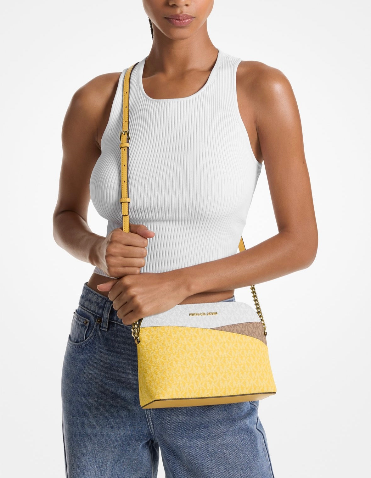 Cartera Michael Kors Dome Yellow