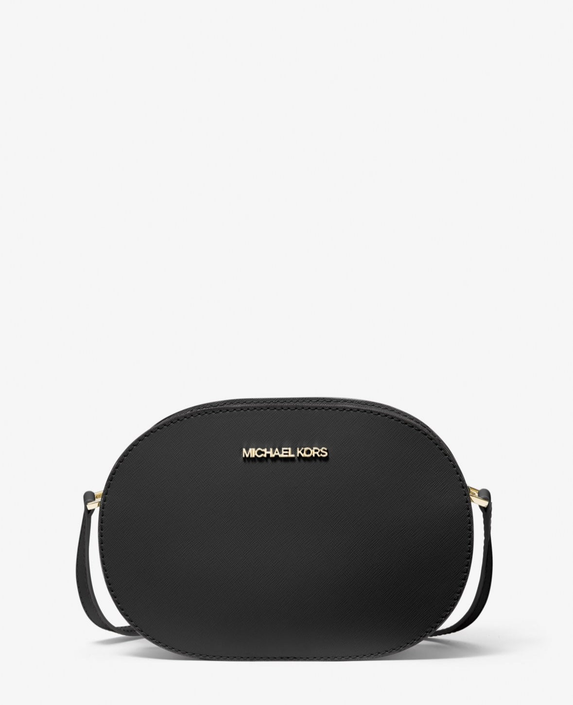 Cartera Michael Kors Oval Jet Set Black