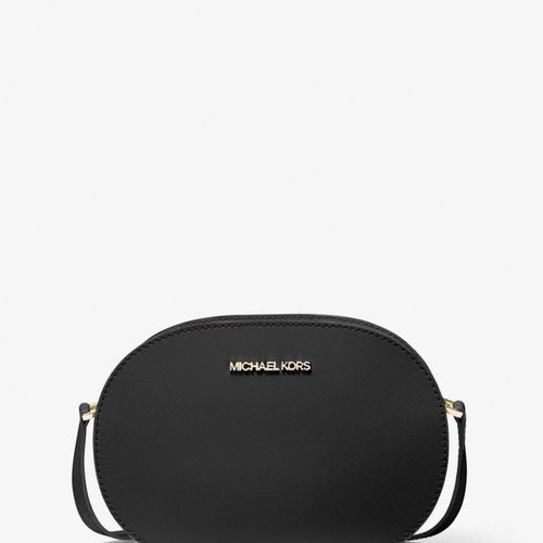 Cartera Michael Kors Oval Jet Set Black