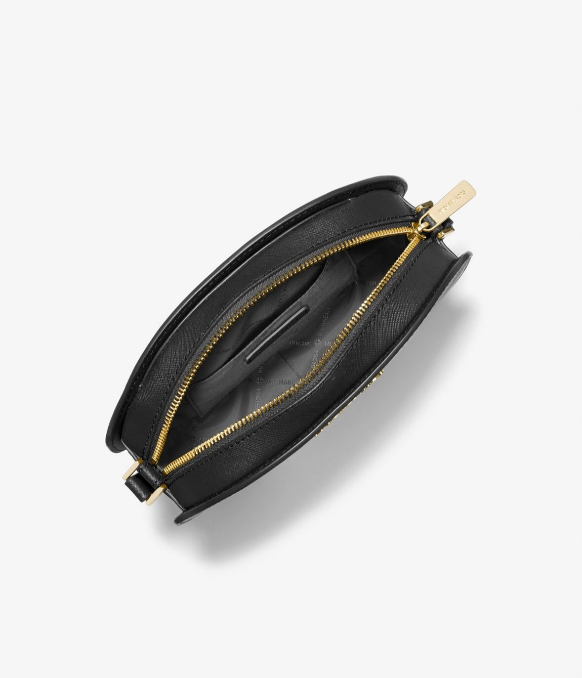 Cartera Michael Kors Oval Jet Set Black