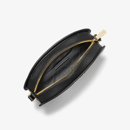 Cartera Michael Kors Oval Jet Set Black