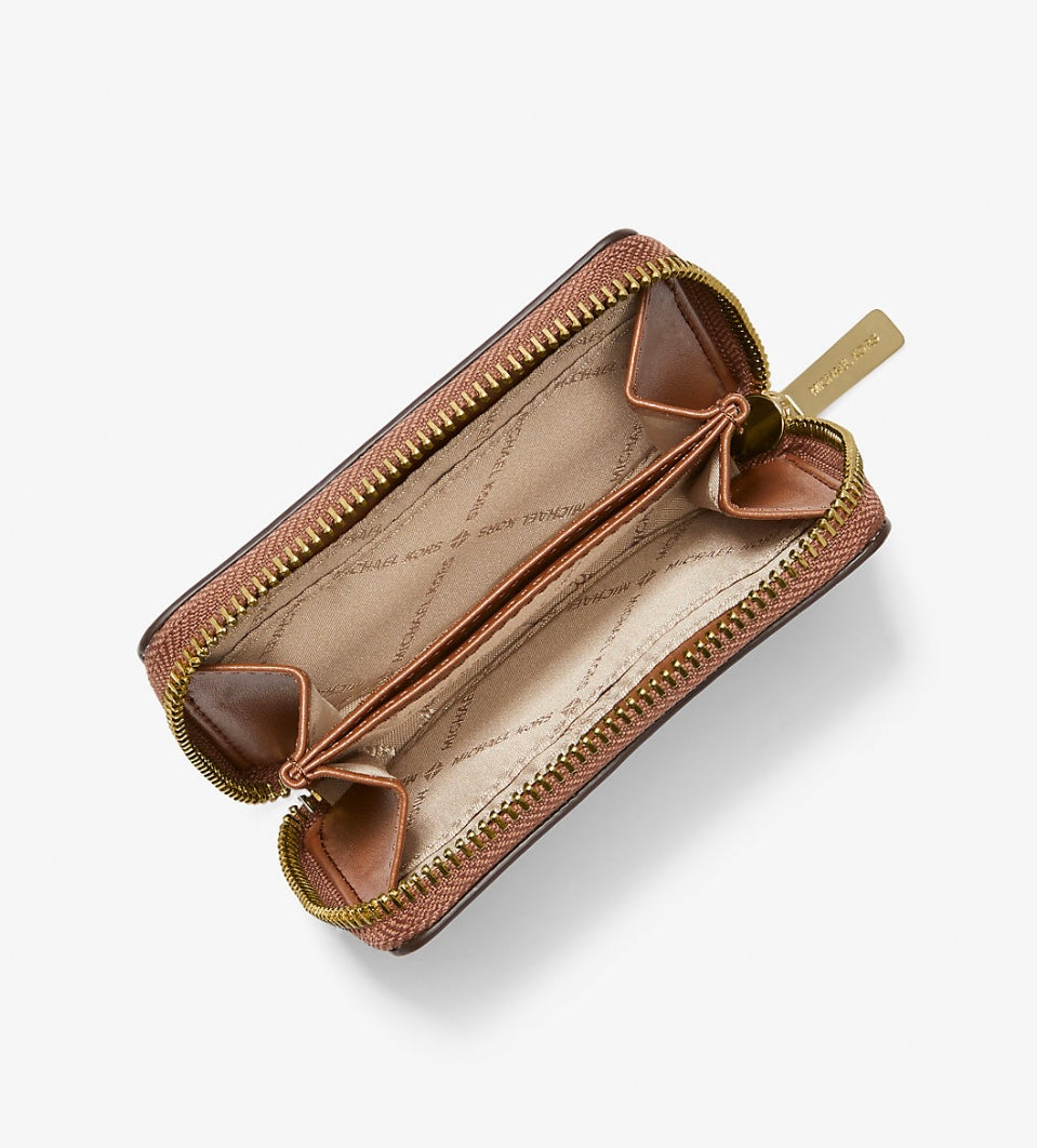 Billetera Michael Kors Zip Vainilla