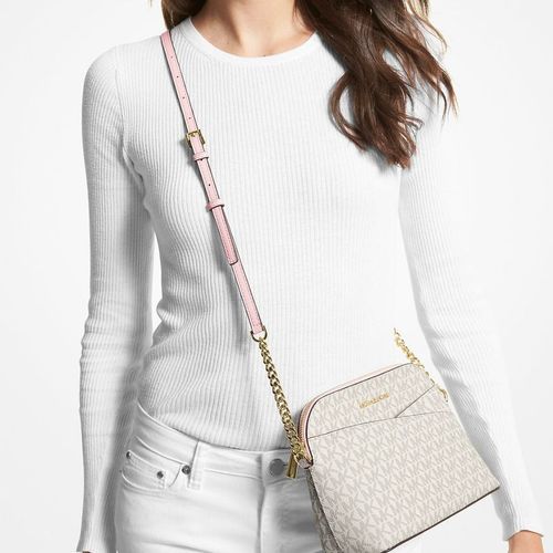 Cartera Michael Kors Dome Rosa Vainilla