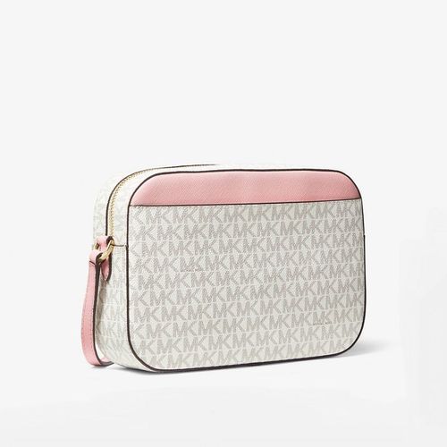 Cartera Michael Kors Jet Set Logo Rosa