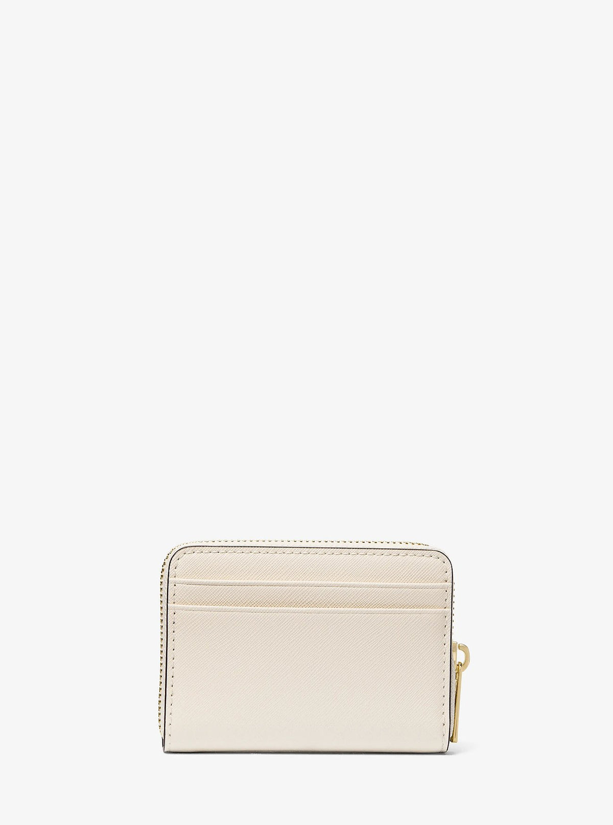 Billetera Michael Kors Jet Set Saffiano Leather Cream