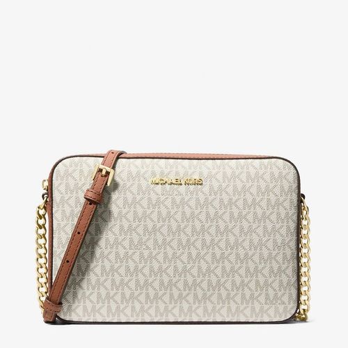 Cartera Michael Kors Clasica Jet Set Vainilla