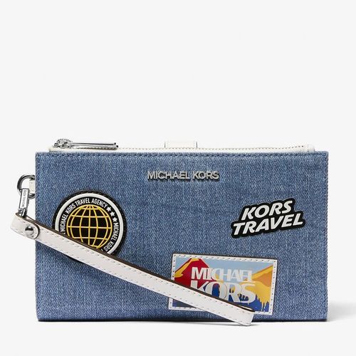 Billetera Michael Kors Denim Patches