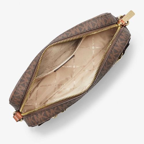 Cartera Michael Kors Jet Set Logo Cafe