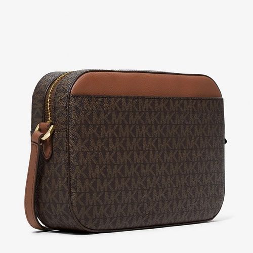 Cartera Michael Kors Jet Set Logo Cafe