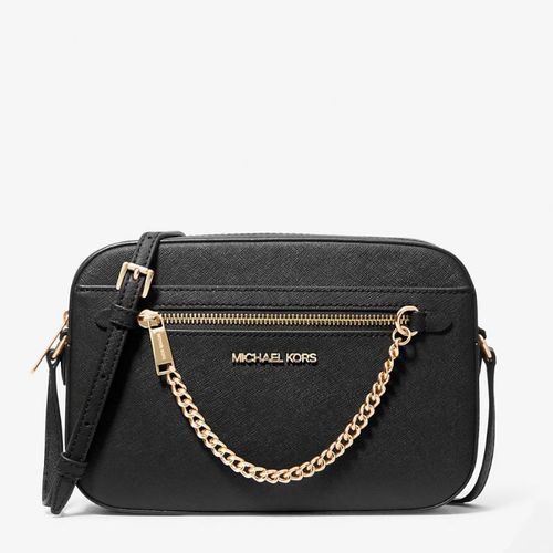 Cartera Michael Kors Jet Set Saffiano Black