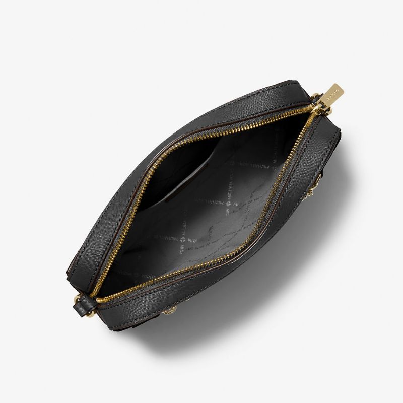 Cartera Michael Kors Jet Set Saffiano Black