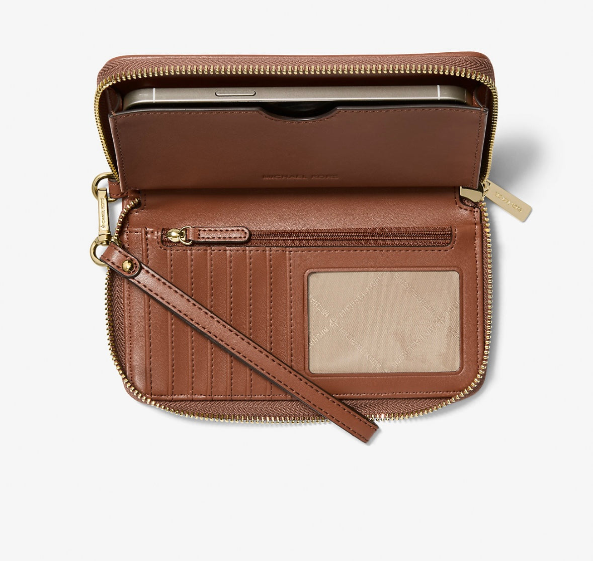 Billetera Michael Kors Jacquard Café