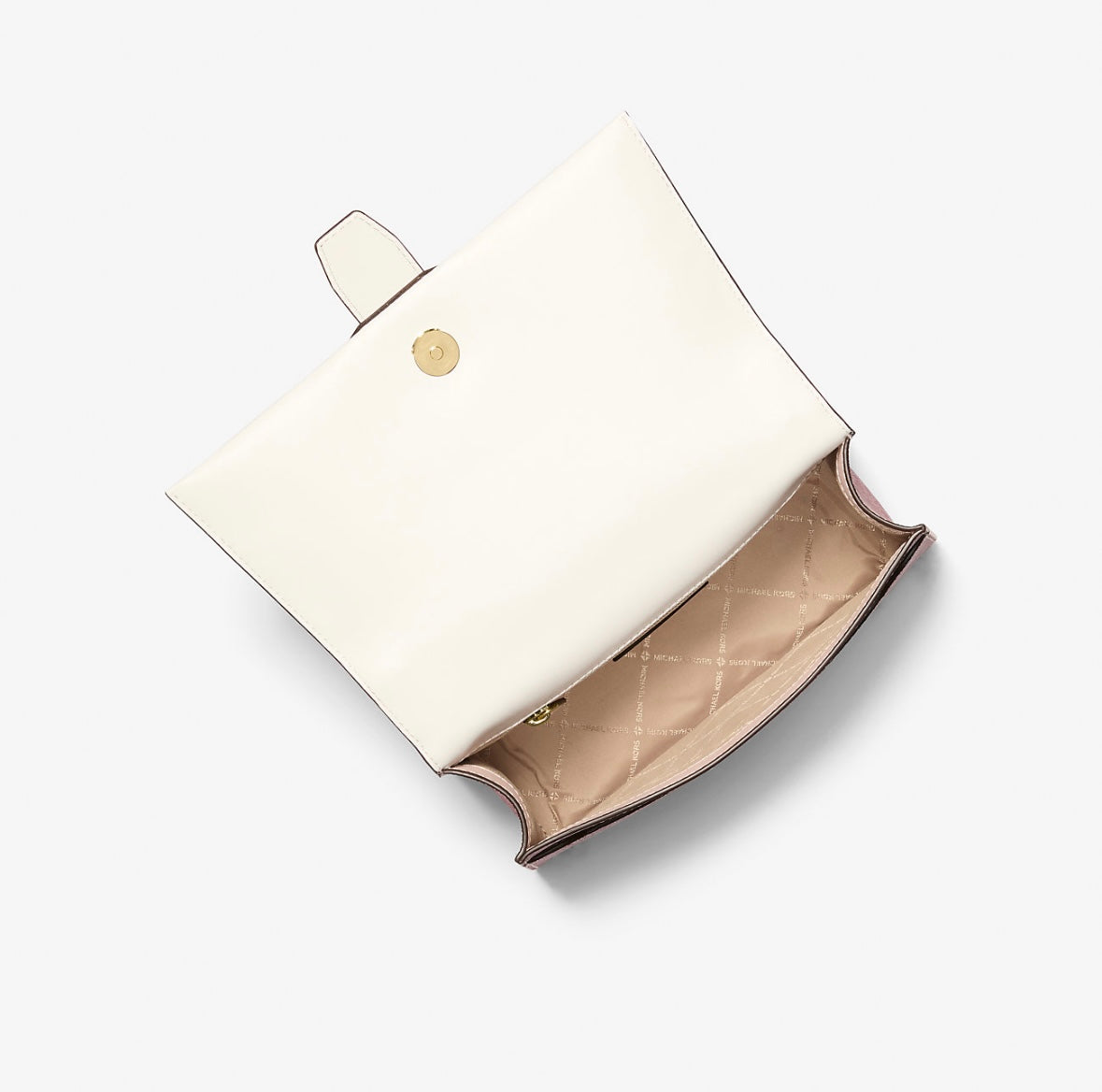 Cartera Michael Kors Greenwich Signature Rosa