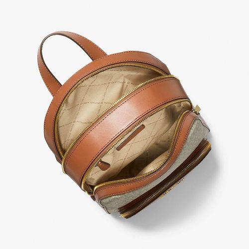 Mochila Michael Kors Jaycee Logo Vainilla
