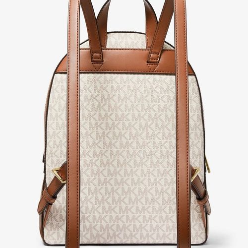 Mochila Michael Kors Jaycee Logo Vainilla