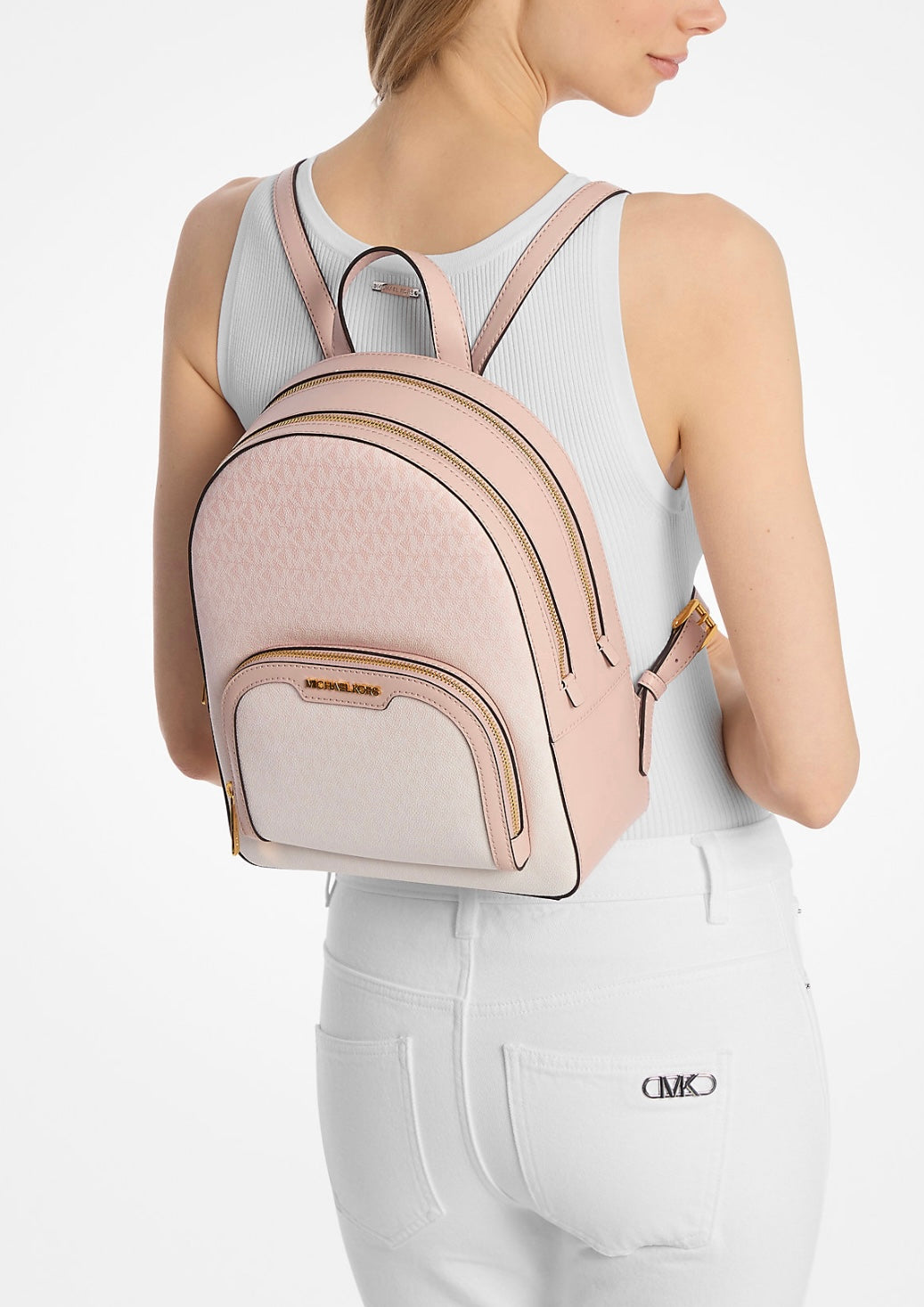 Mochila Michael Kors Jaycee Ombré Rosa
