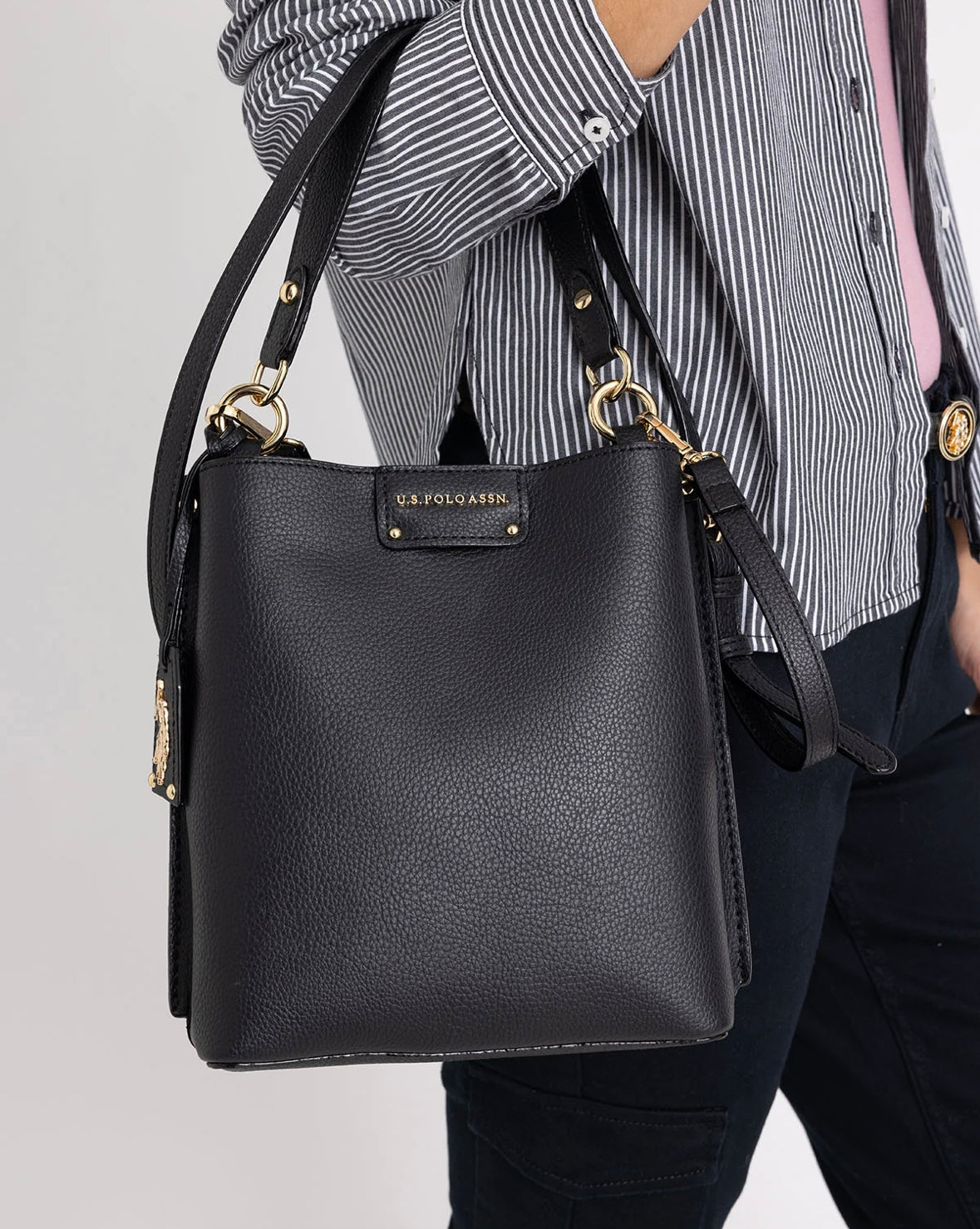 Cartera US Polo Assn Bucket Black