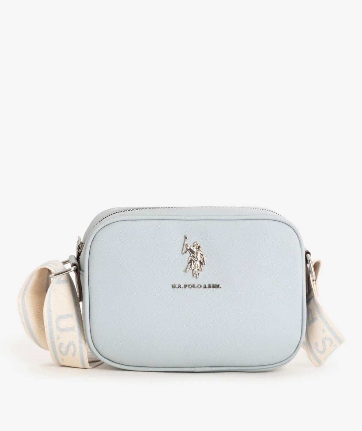 Cartera US Polo Assn Classic Crossbody Celeste Pastel