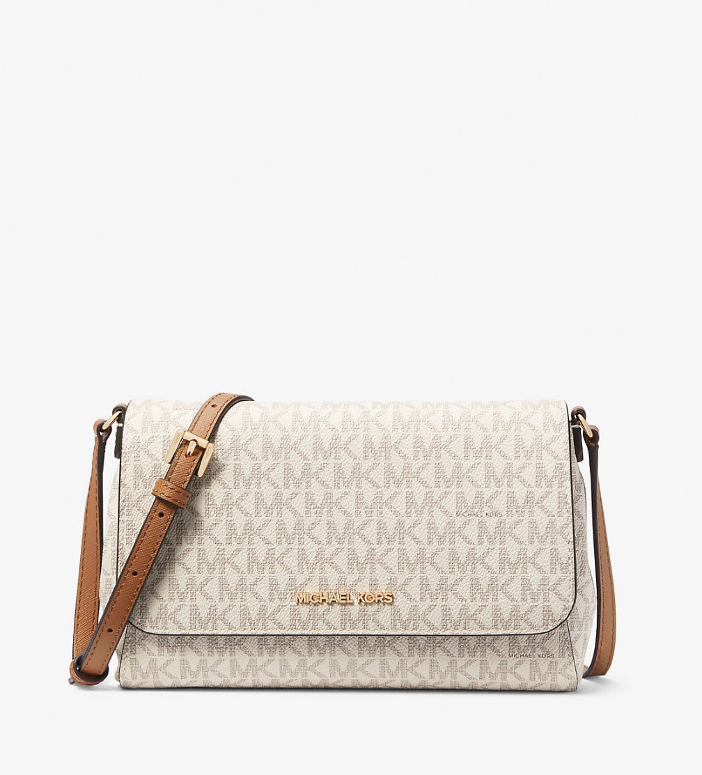 Cartera Michael Kors Logo Convertible Vainilla