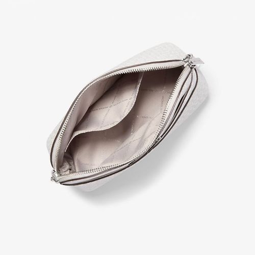 Cartera Michael Kors Dome Metallic White
