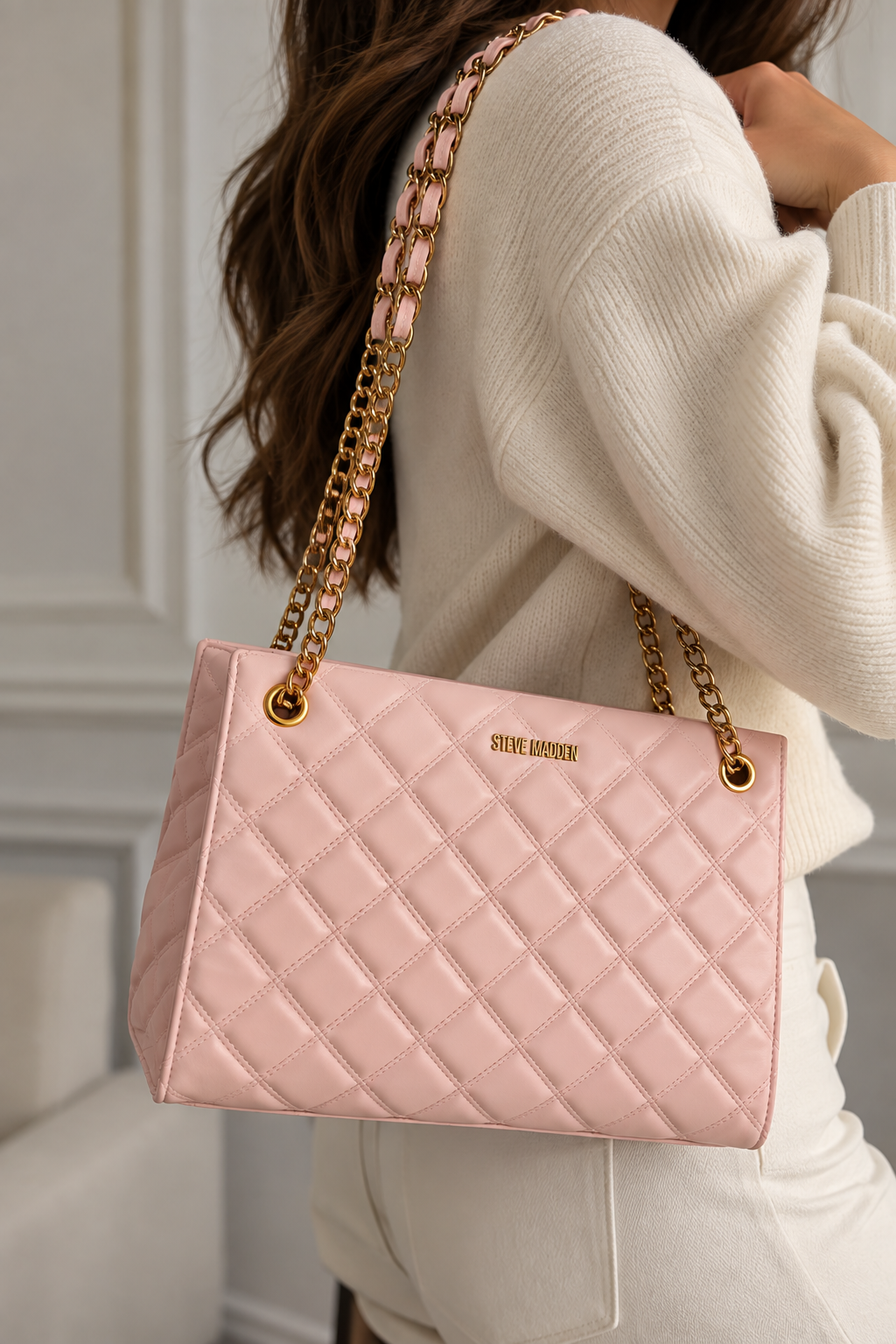 Cartera Steve Madden Bvolt-Q Rosa