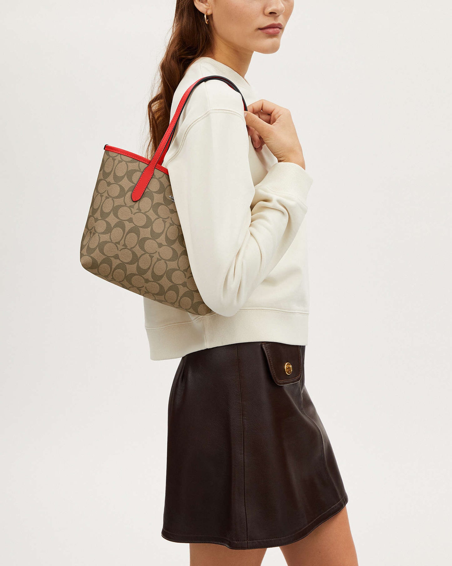 Cartera Coach Small City Tote