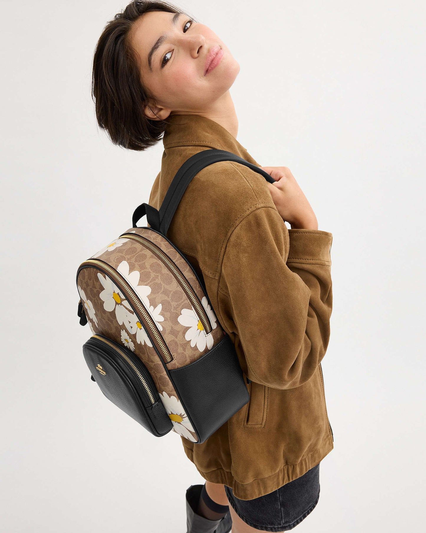 Mochila Coach Floral Print