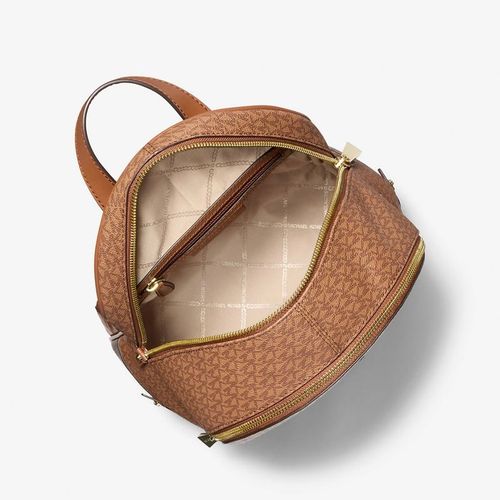 Mochila Michael Kors Rhea Logo Café