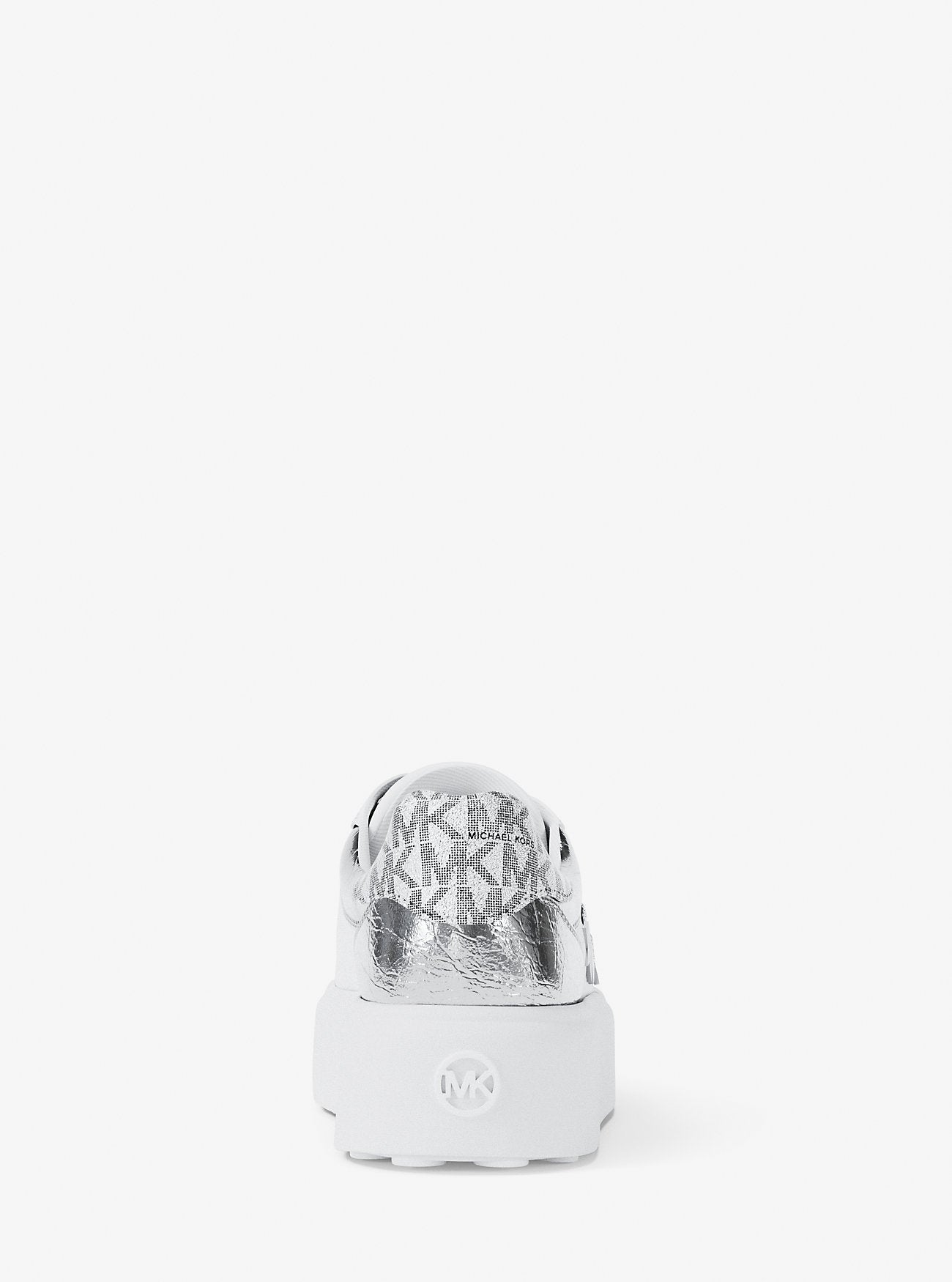 Zapatillas Michael Kors Romey Embellished Mixed-Media Silver