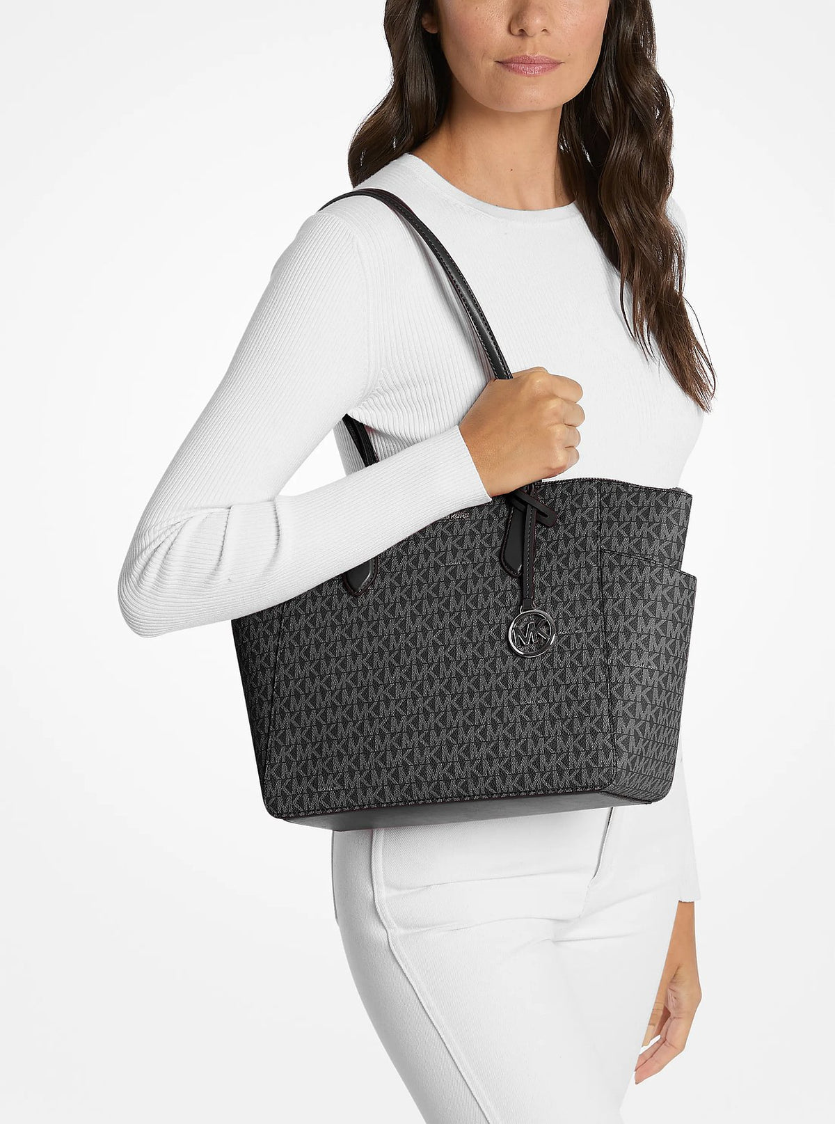 Cartera Michael Kors Marilyn Signature Logo Black