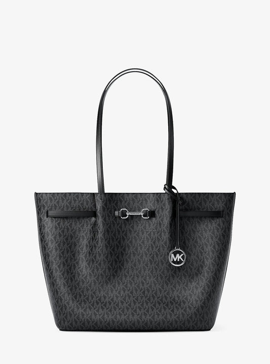 Cartera Michael Kors Tote Carson Logo Black