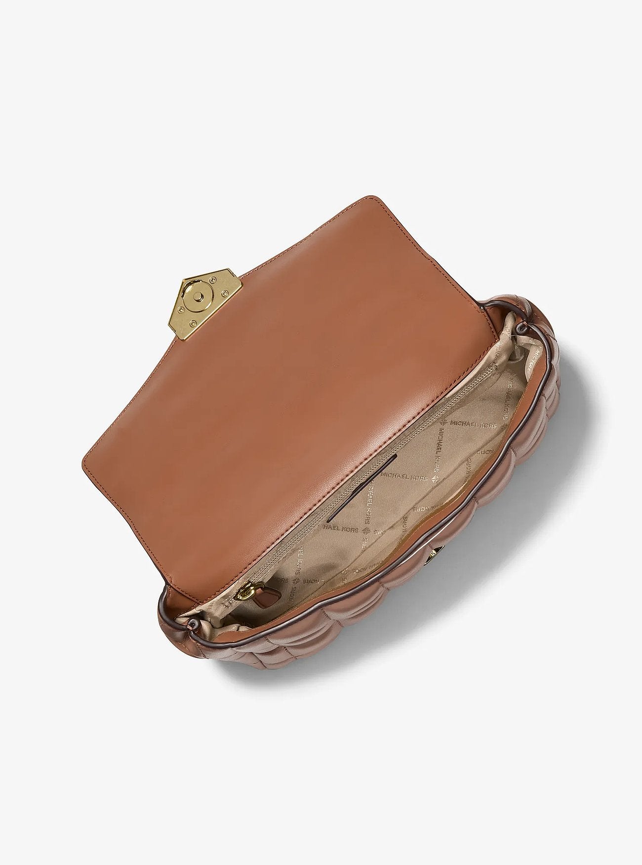 Cartera Michael Kors Soho Shoulder Bag Quilted Brown