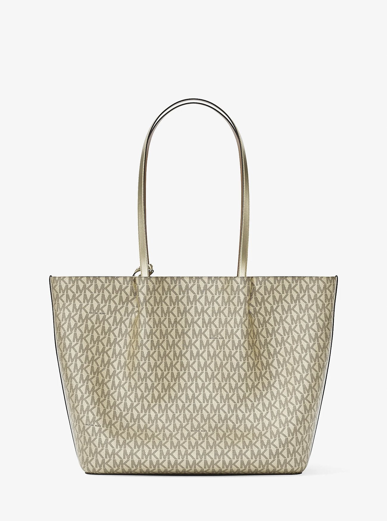Cartera Michael Kors Tote Carson Logo Gold