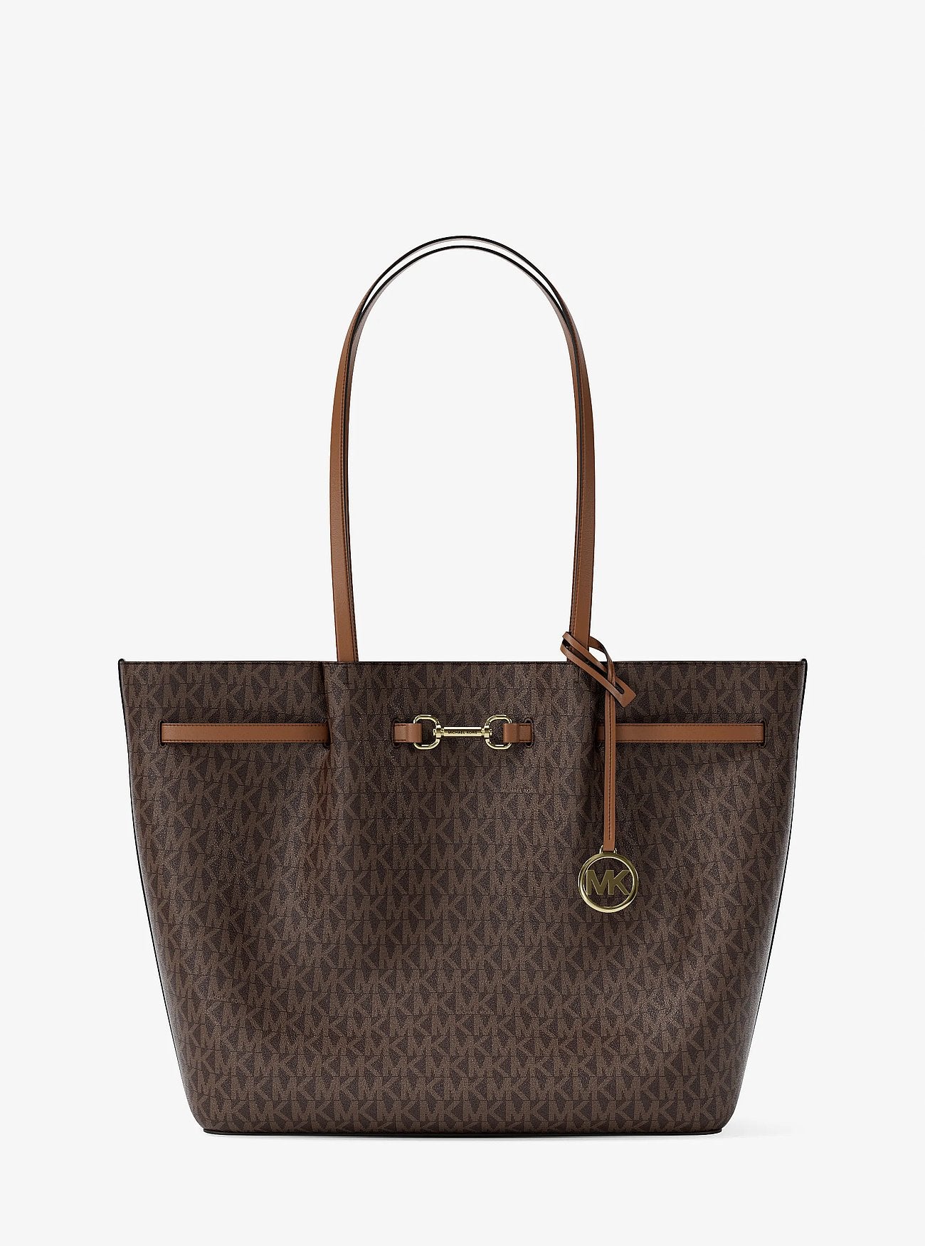 Cartera Michael Kors Tote Carson Logo Brown