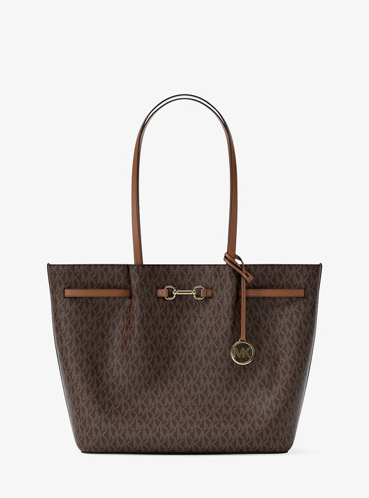 Cartera Michael Kors Tote Carson Logo Brown