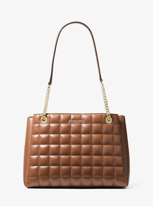 Cartera Michael Kors Tote Soho Quilted Brown