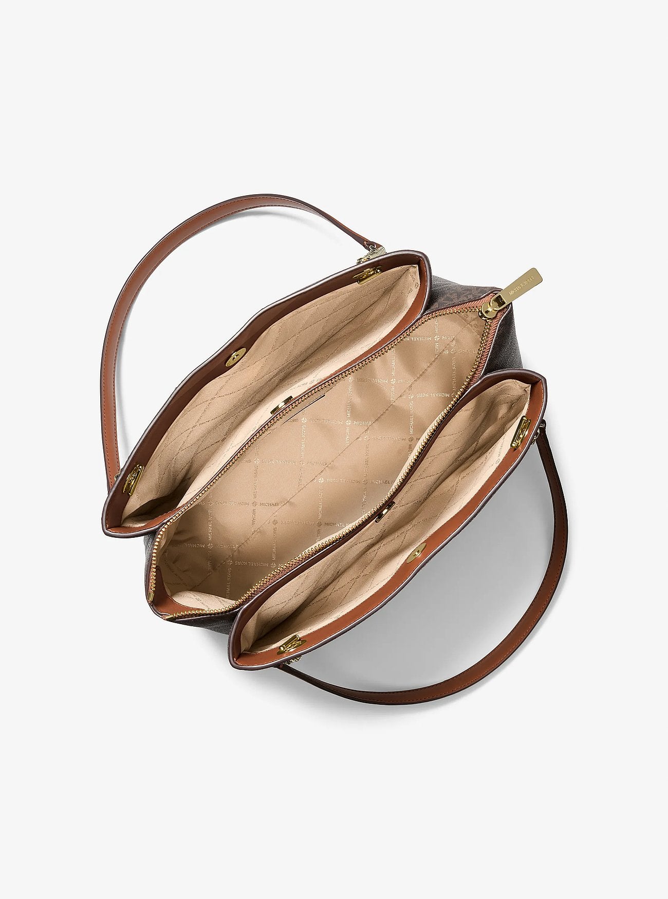 Cartera Michael Kors Tote Soho Signature Logo Brown